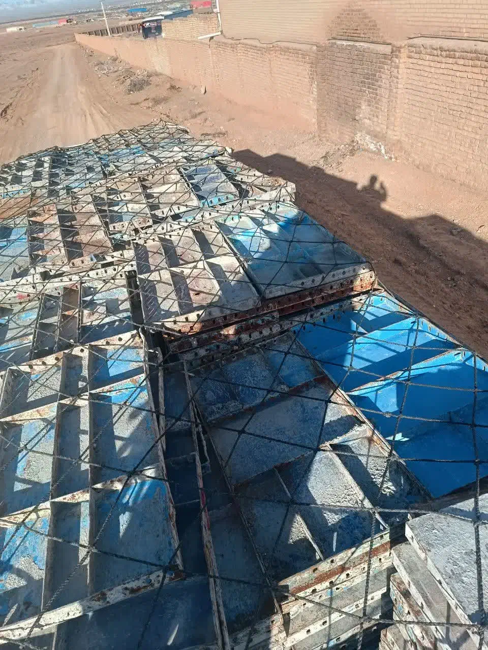 قالب فلزی کارکرده|مصالح و تجهیزات ساختمان|مبارکه, |دیوار