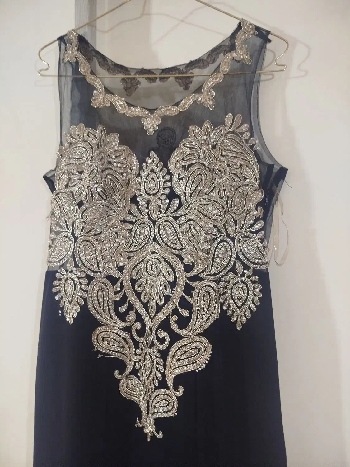 لباس مجلسی دنبال دار کارشده|لباس|ری, دیلمان|دیوار