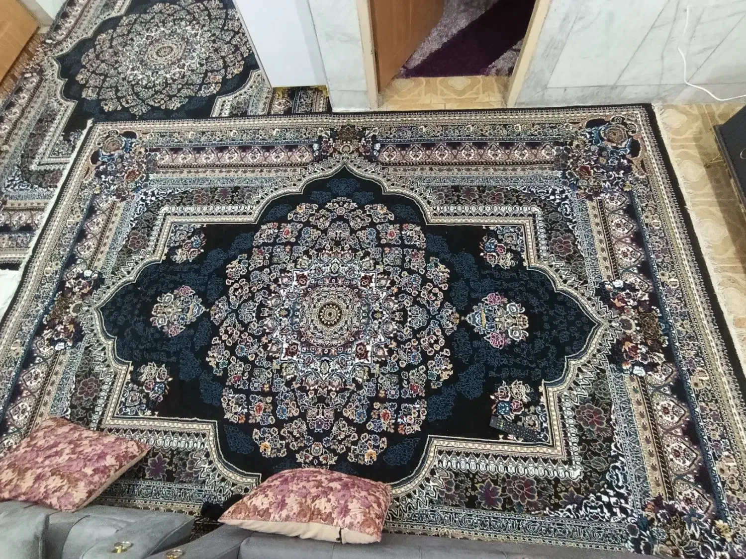 دو عدد فرش ۳ در ۴ تمیز فروشی|فرش|ایرانشهر, |دیوار