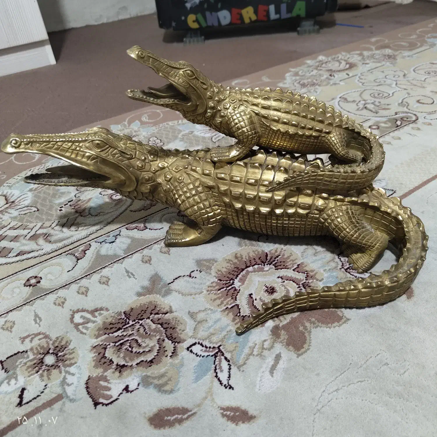 مجسمه های برنزی خارجی تمساح|مجسمه، تندیس، ماکت|تهران, شهرک آسمان|دیوار