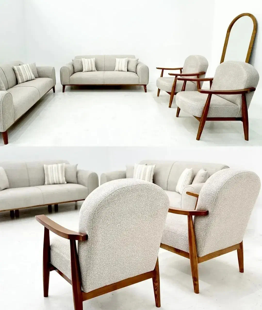 فروش انواع راحتی 8نفره شرکتی با بهترین کیفیت|مبلمان خانگی و میز عسلی|میانه, |دیوار