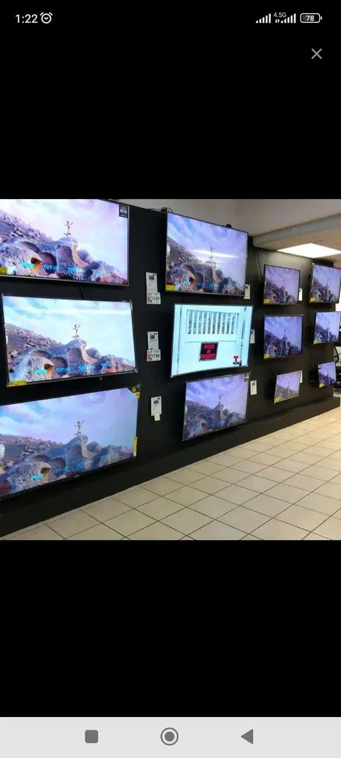 انواع تلویزیون نمایشکاهی ارزان ترین قیمت در تهران|تلویزیون و پروژکتور|تهران, شهرک طالقانی|دیوار