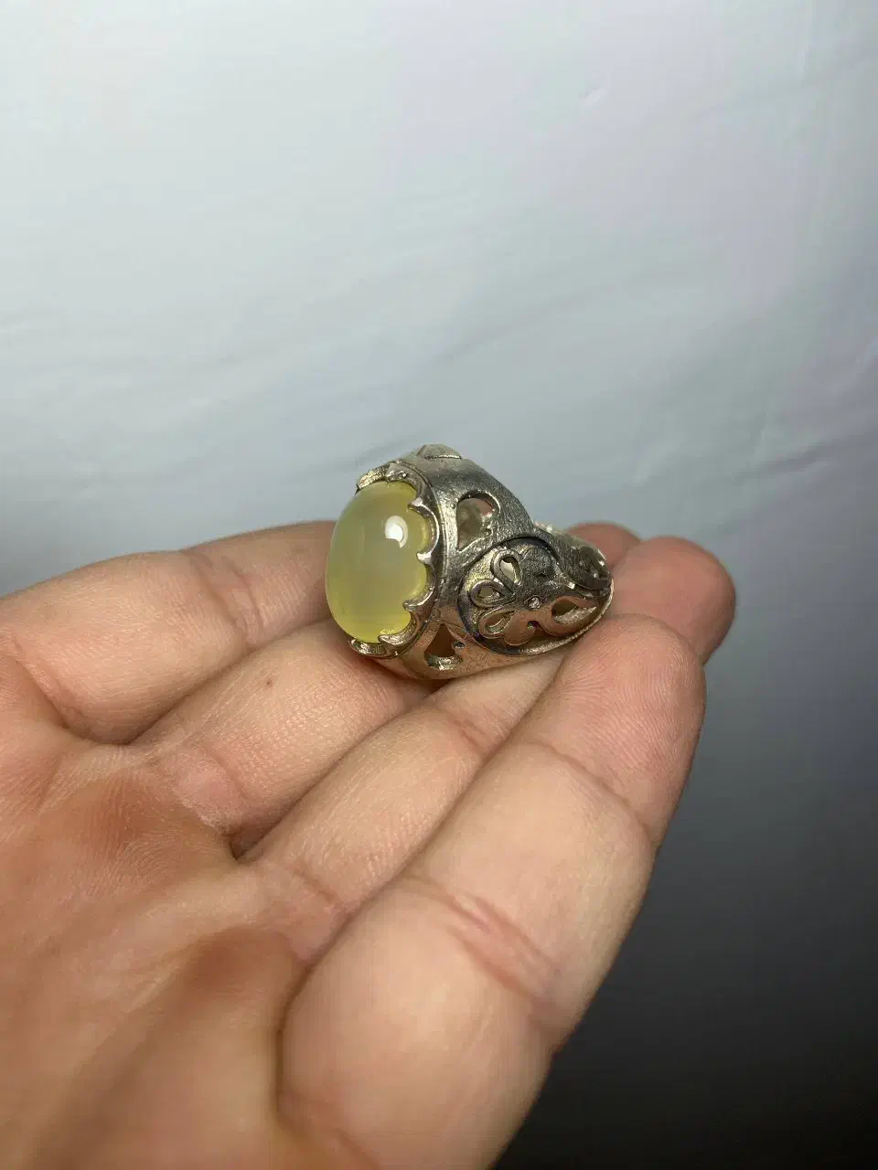 انگشتر عقیق لیمویی یمنی|جواهرات|بهشهر, |دیوار