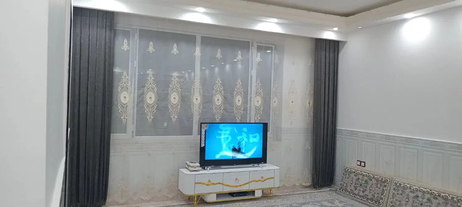 پرده وشال طوسی|پرده، رانر، رومیزی|سرپل ذهاب, |دیوار