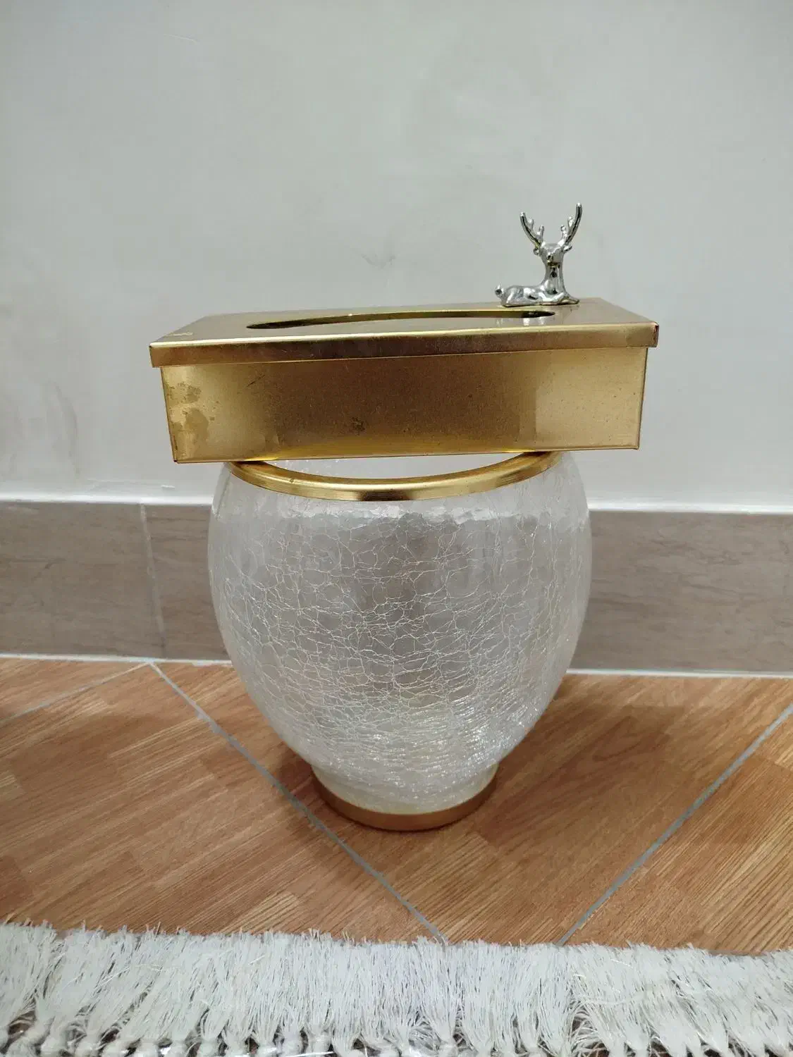 سطل اشغال وجادستمالی داخل پذیرای|صنایع دستی و سایر لوازم تزئینی|تربت‌حیدریه, فردوسی جنوبی|دیوار