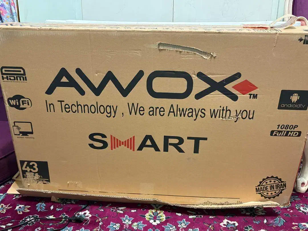 تلویزیون awox  ۴۳ اینچ اوکس|تلویزیون و پروژکتور|تهران, ونک|دیوار