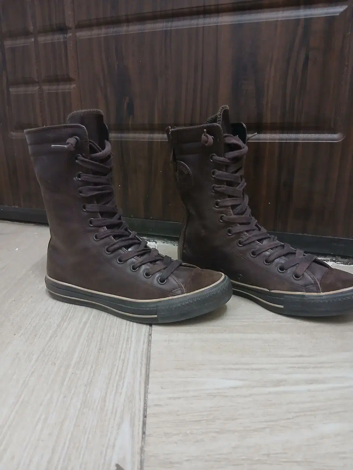 بوت آل استار زنانه چرم اصل سایز ۳۹ و ۴۰|کیف، کفش، کمربند|الوند, |دیوار