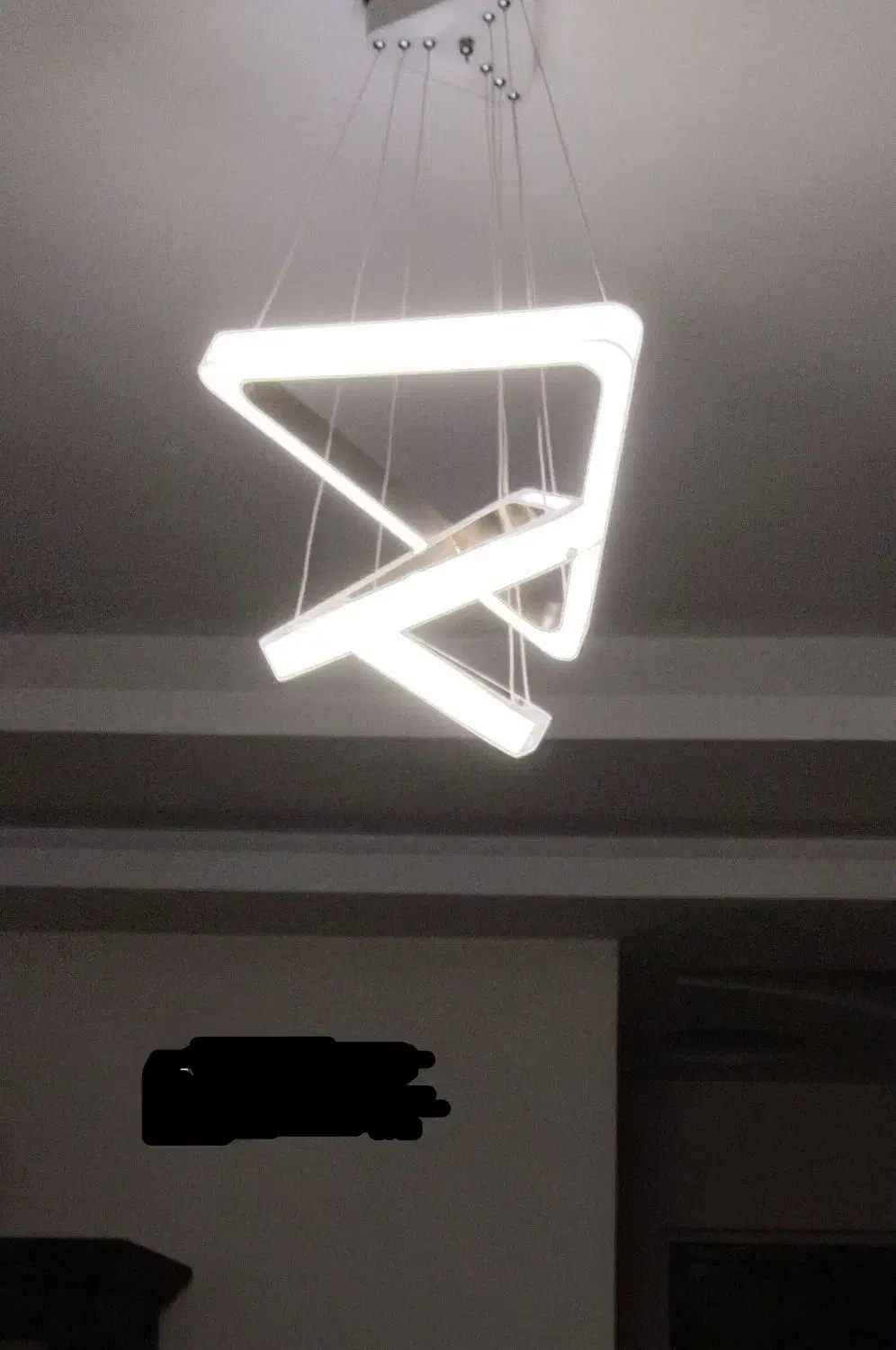 لوستر مدل مثلث|لوستر و چراغ آویز|کرج, گوهردشت|دیوار