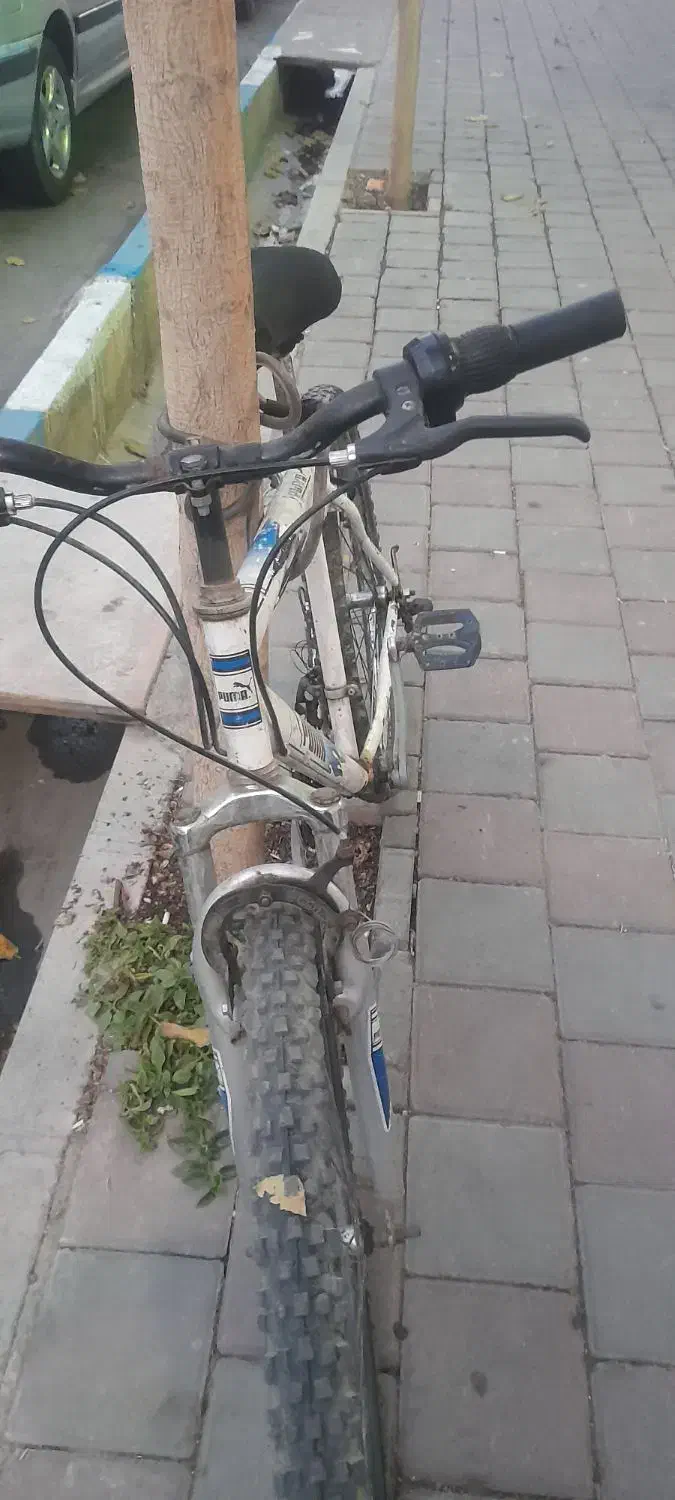 دوچرخه ۲۶ تنه الومنیم puma دنده ای|دوچرخه، اسکیت، اسکوتر|شهریار, شهرک وائین|دیوار