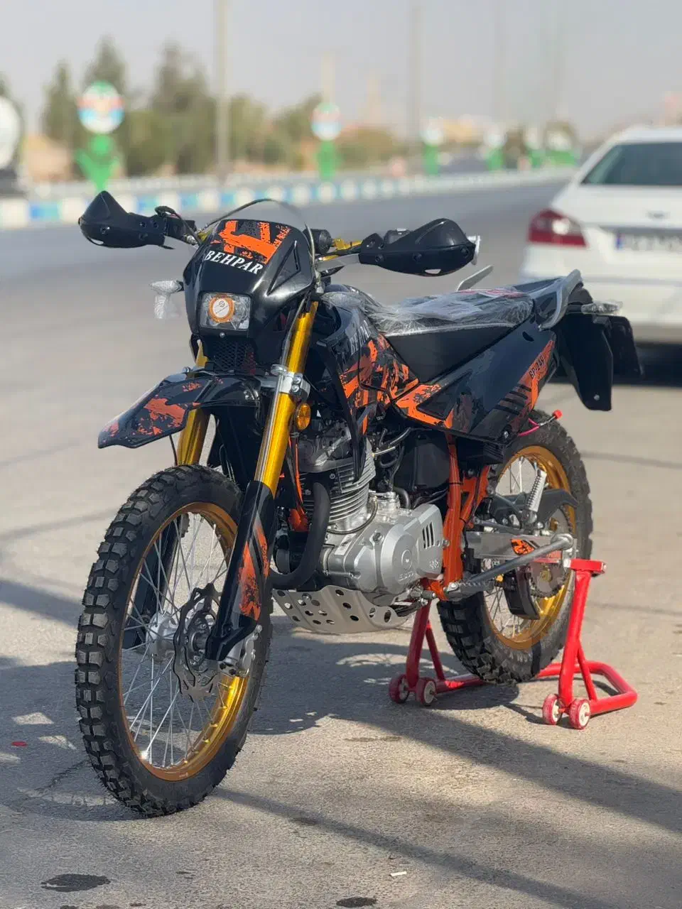 تریل بهپر انجین سوزوکی|موتورسیکلت|رشت, حافظ آباد|دیوار