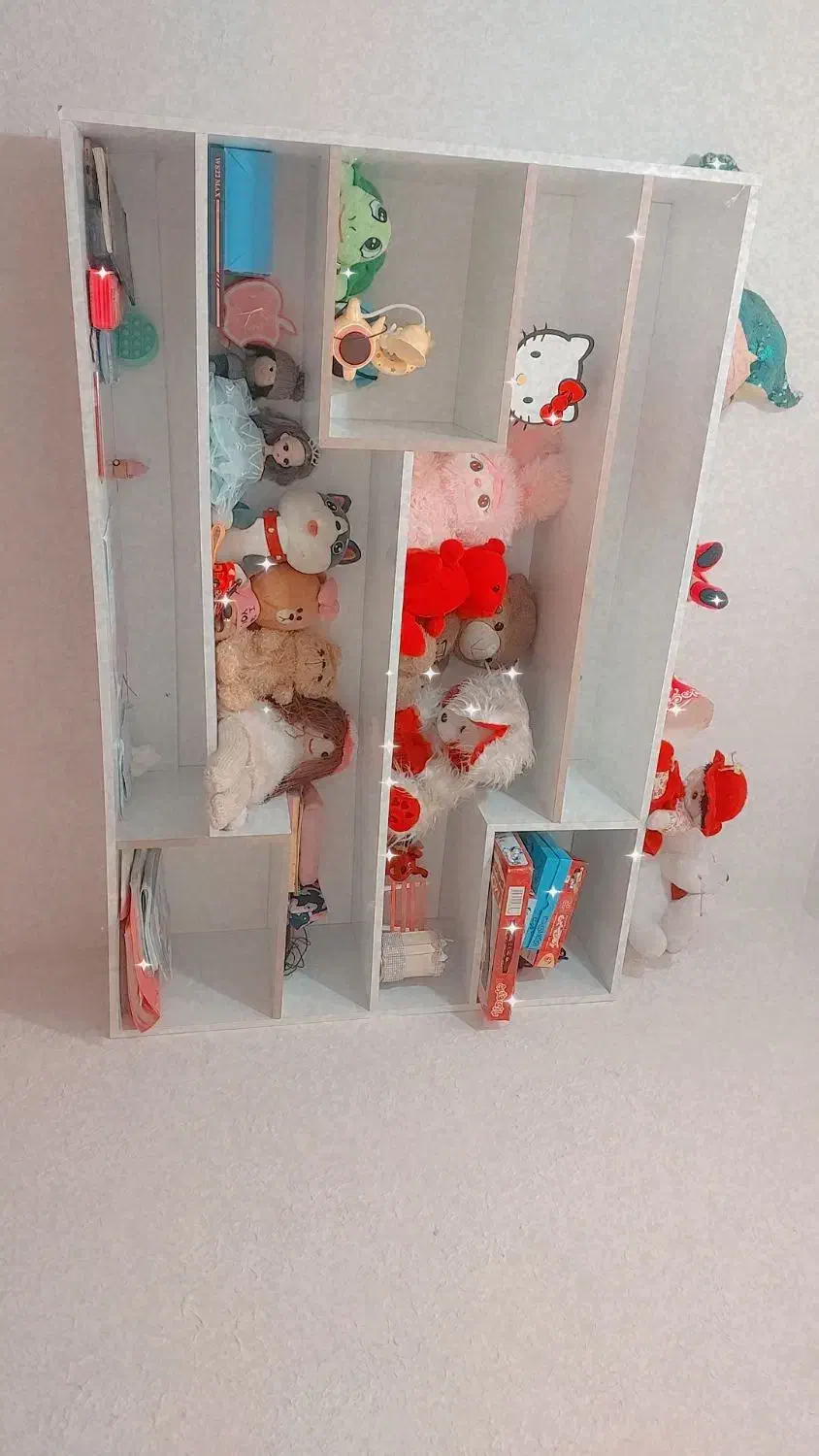 کتابخانه و جا عروسکی|کتابخانه، شلف، قفسه‌های دیواری|نیشابور, میدون بار|دیوار