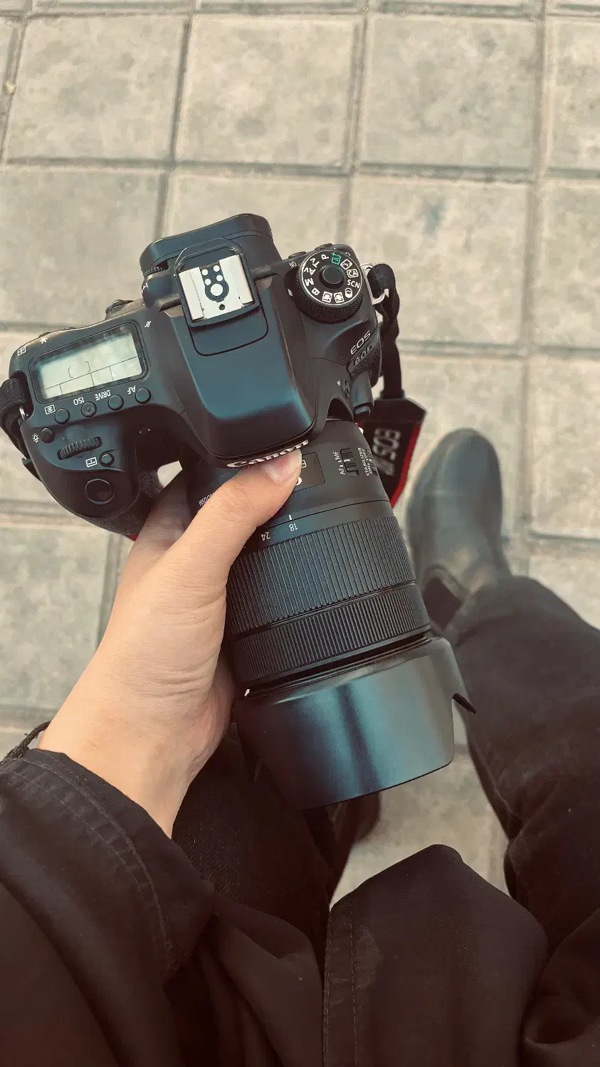 دوربین کنون 80d لنز 18-135|دوربین عکاسی و فیلمبرداری|قم, نیروگاه|دیوار