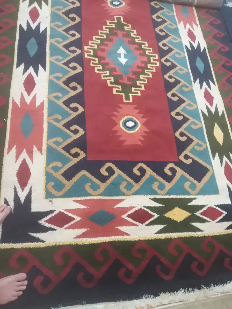 گلیم فرش|گلیم، جاجیم، گبه|ساوه, |دیوار