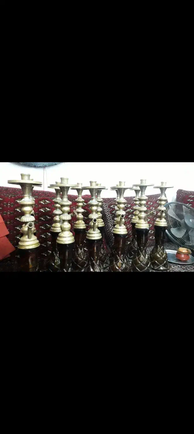 قلیان بزرگ تنه برنجی سنگین|کلکسیون و سرگرمی|لاهیجان, لیالستان|دیوار