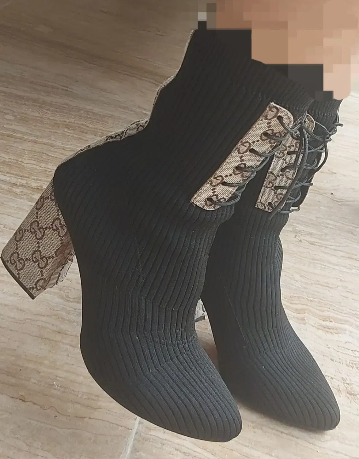 بوت زنانه جورابی گوچی|کیف، کفش، کمربند|آمل, |دیوار