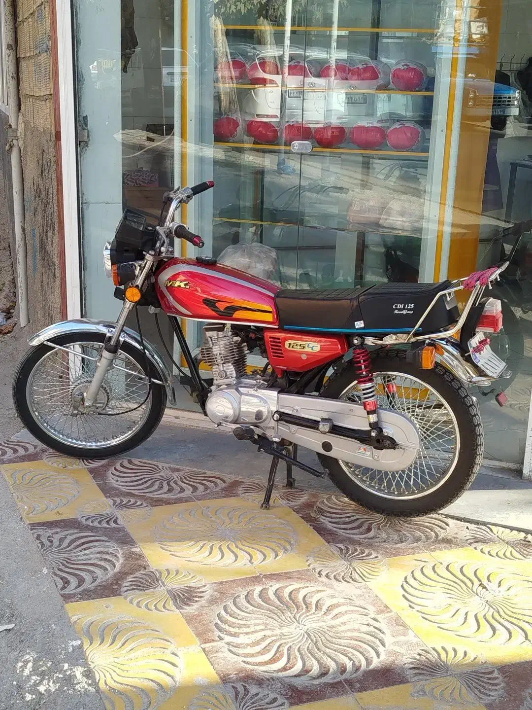 موتور ۱۲۵ مزایده شرکت کویر تمام خشک|موتورسیکلت|جوانرود, |دیوار