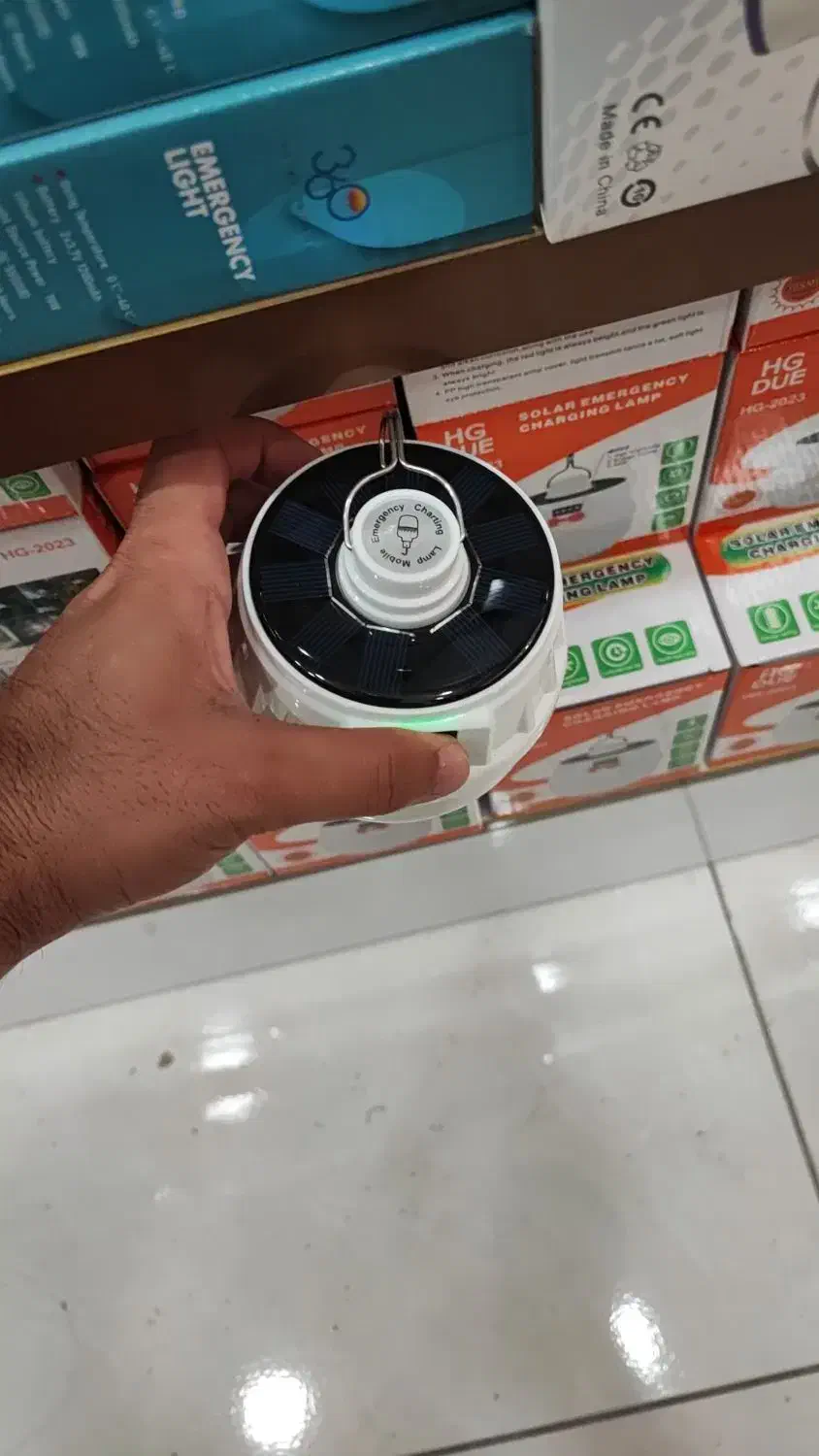 چراغ شارژی خورشیدی|کوهنوردی و کمپینگ|ایوان, |دیوار