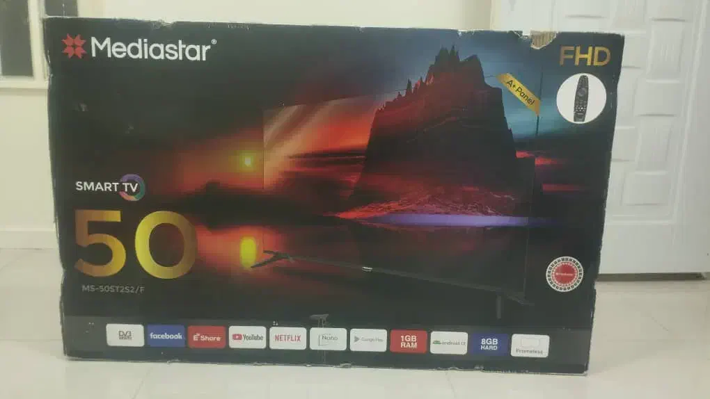 تلویزیون 50اینج پلمپ مدل مدیا استار|تلویزیون و پروژکتور|رامهرمز, |دیوار