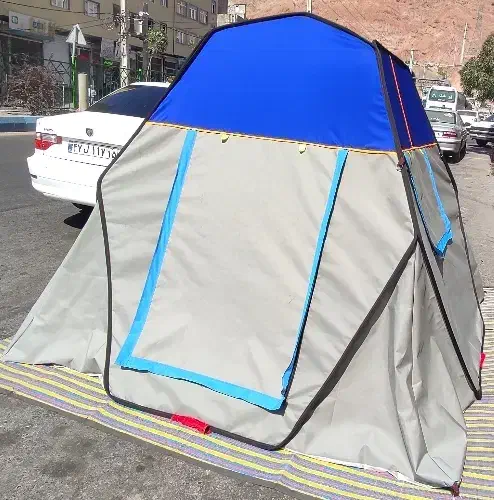 چادر/مسافرتی/کله مثلثی نانو/برزنتی|کوهنوردی و کمپینگ|تبریز, |دیوار