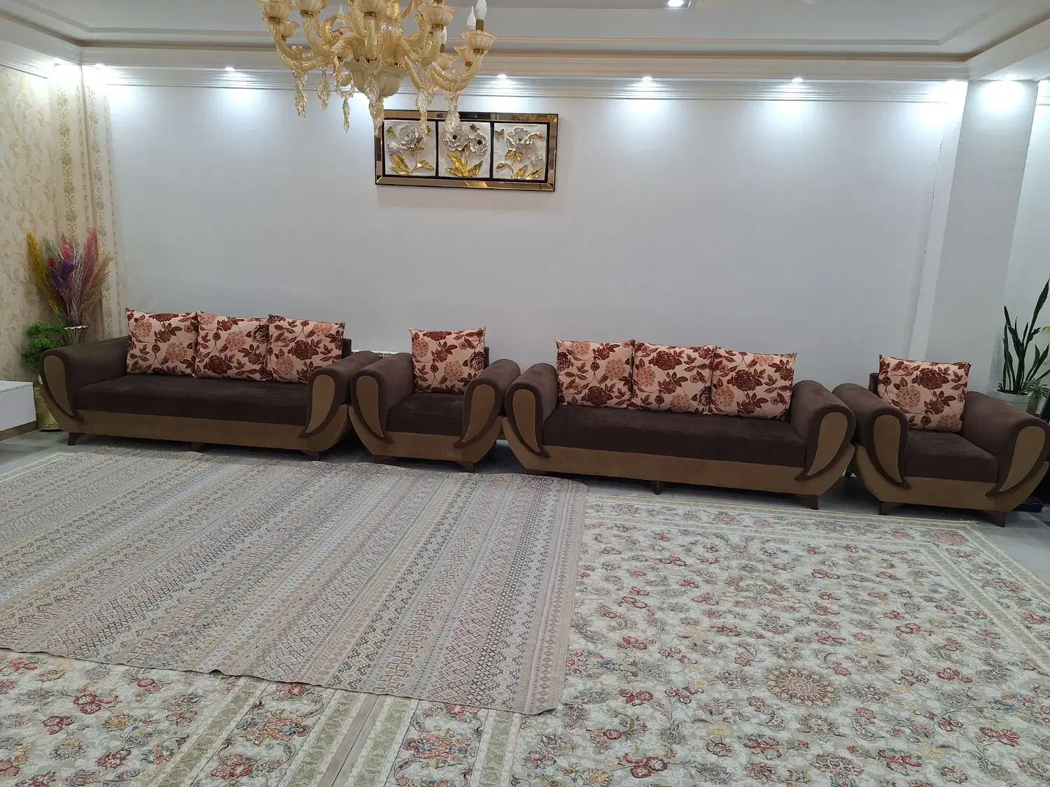 مبل هشت نفره راحتی|مبلمان خانگی و میز عسلی|سقز, |دیوار