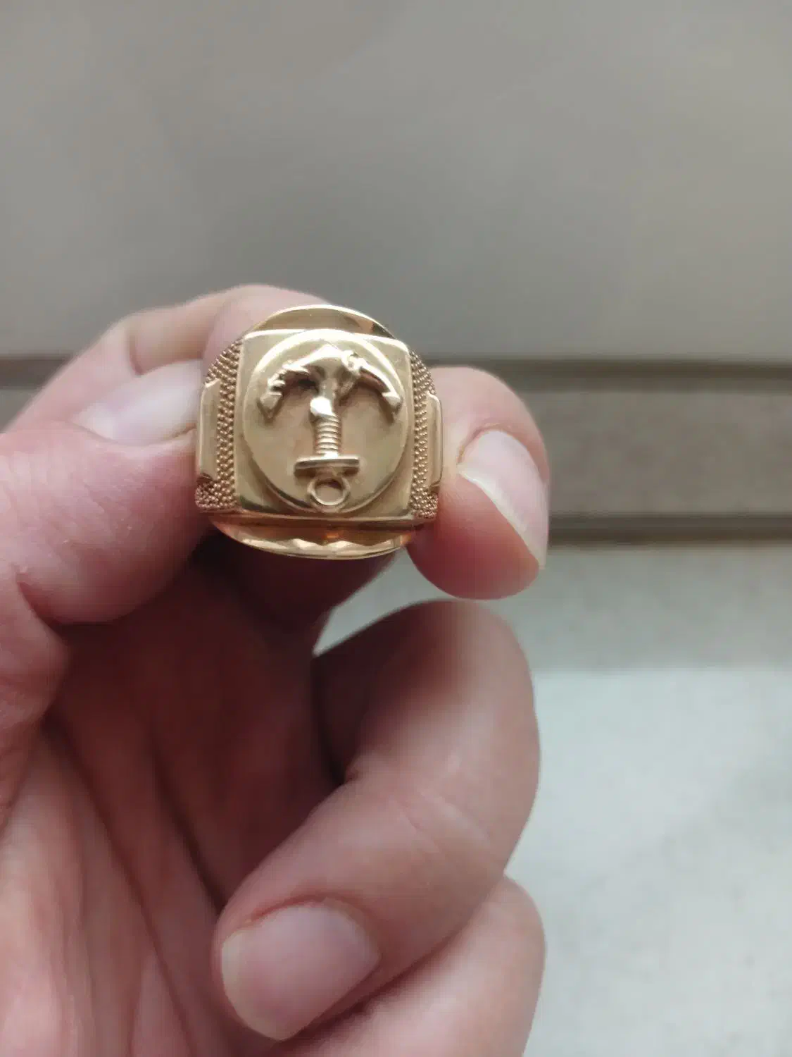 انگشترمردانه طلا|جواهرات|ساوه, |دیوار