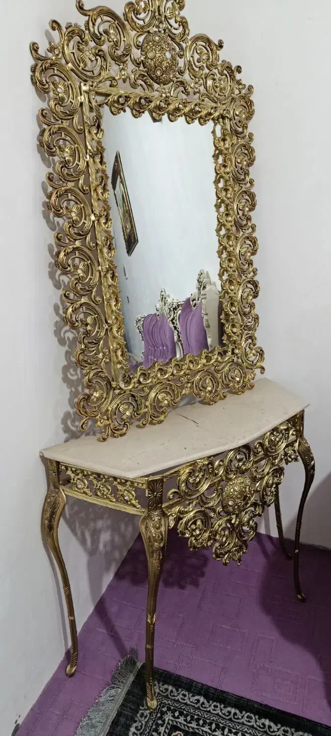 بوفه آینه شمعدانی جاکفشی|بوفه، ویترین، کنسول|دشتابی, |دیوار