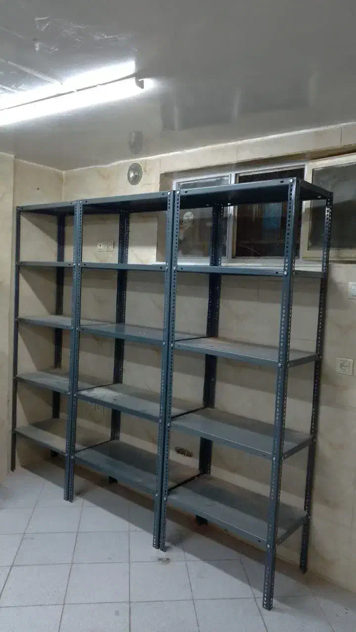 قفسه انباری پیچ و مهره ای طوسی فلزی|فروشگاه و مغازه|آمل, |دیوار