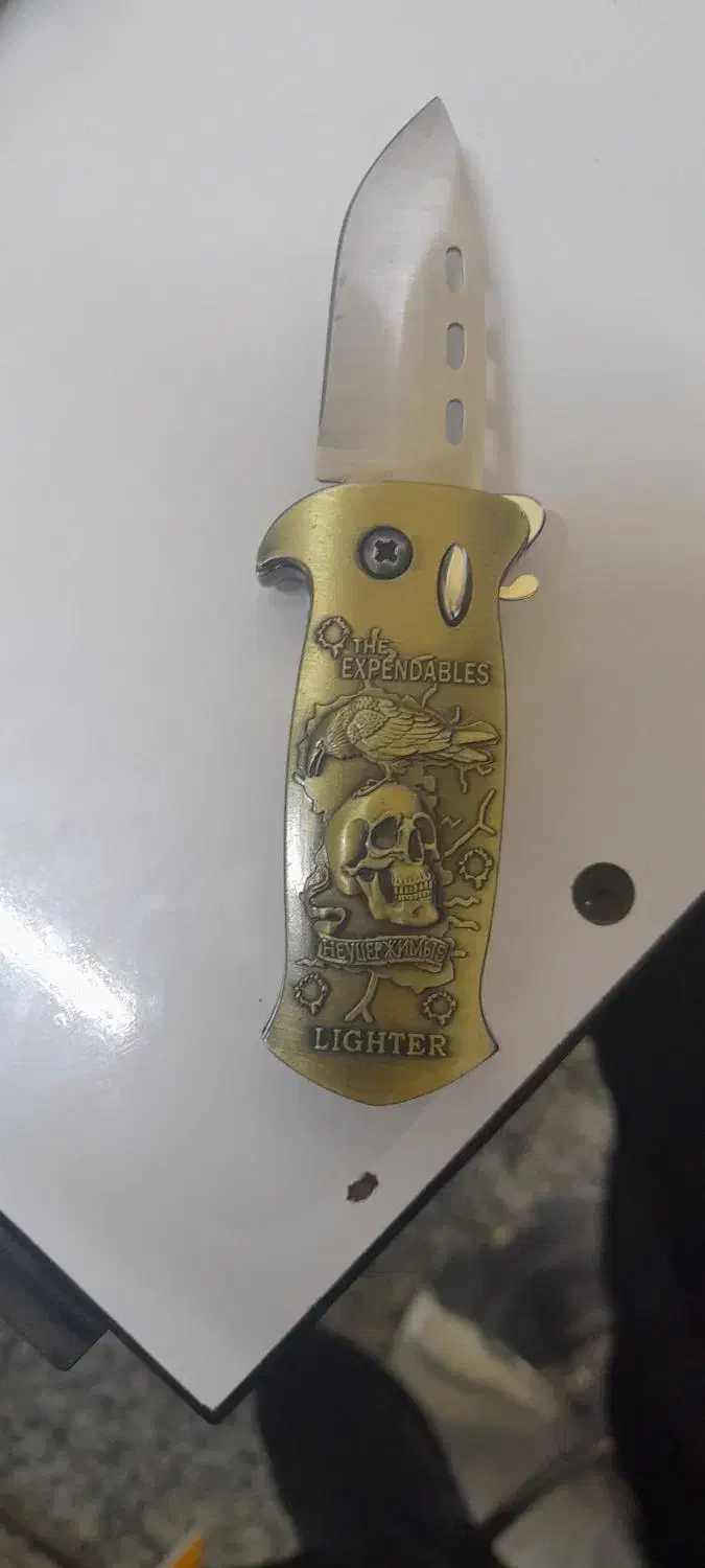 چاقو و فندک طرح اژدها|کلکسیون اشیاء عتیقه|قم, پردیسان|دیوار