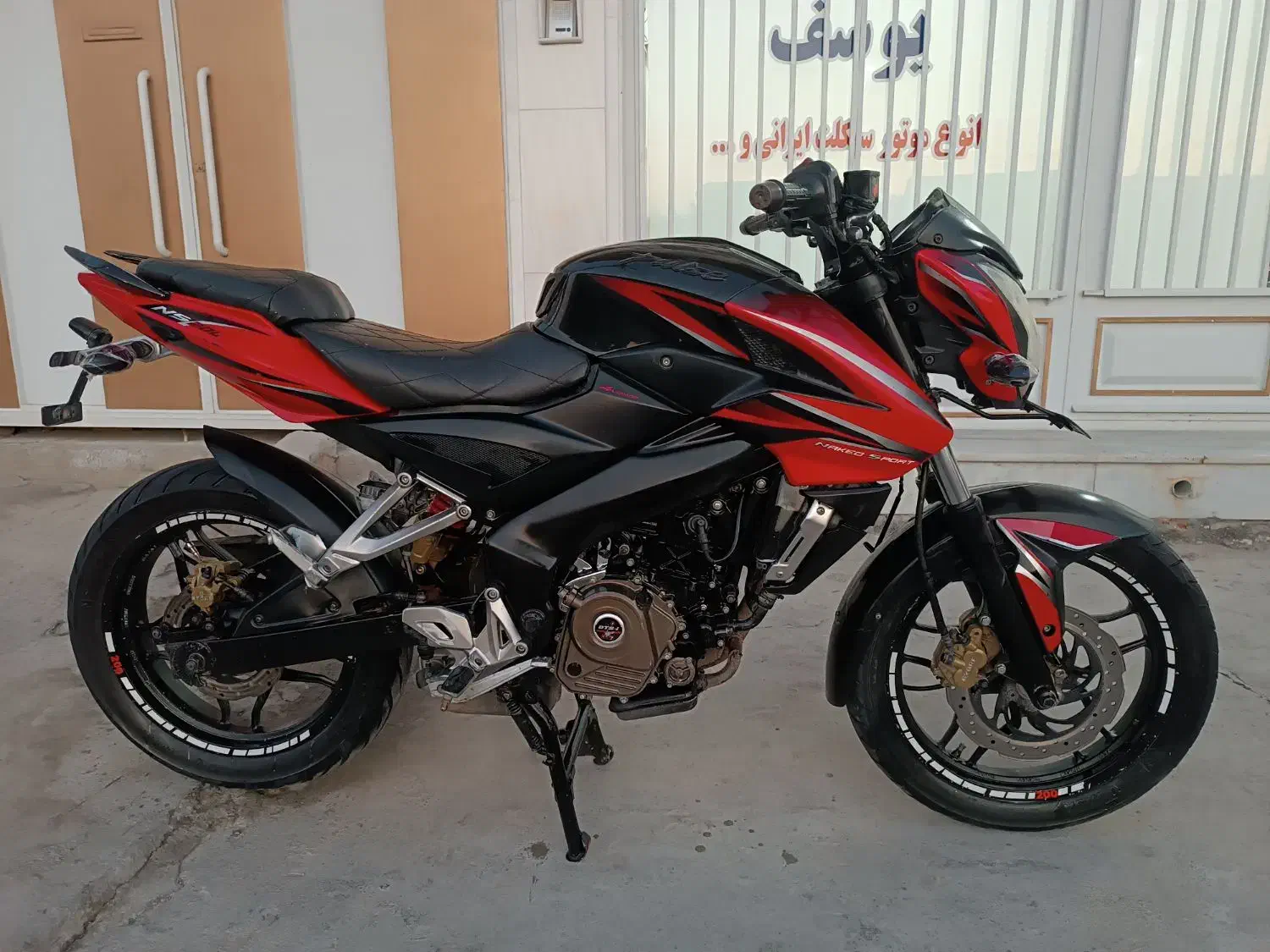 ان اس 200cc مزایده ای برگه معتبر دارد|موتورسیکلت|گمیشان, |دیوار