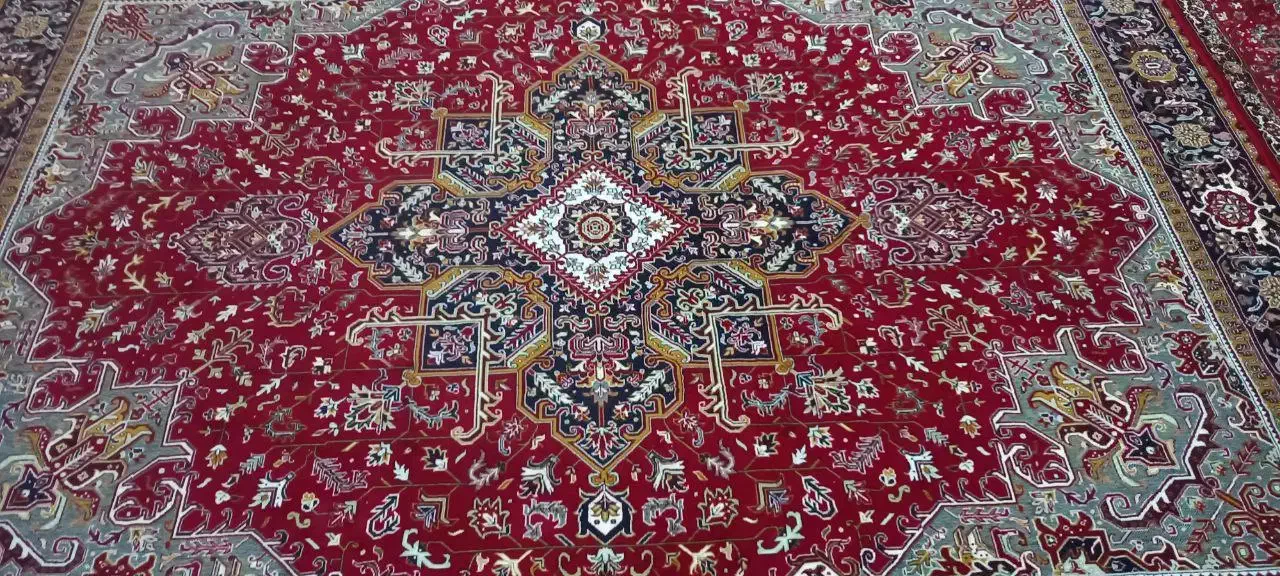 فرش ماشینی میرینوس کم کارکرد،سالم،در حد نو|فرش|ممقان, |دیوار