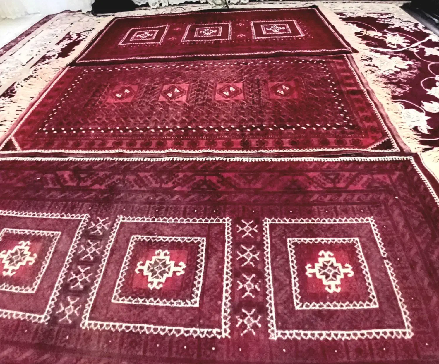 فرش دست بافت|فرش|نیشابور, کریم آباد|دیوار