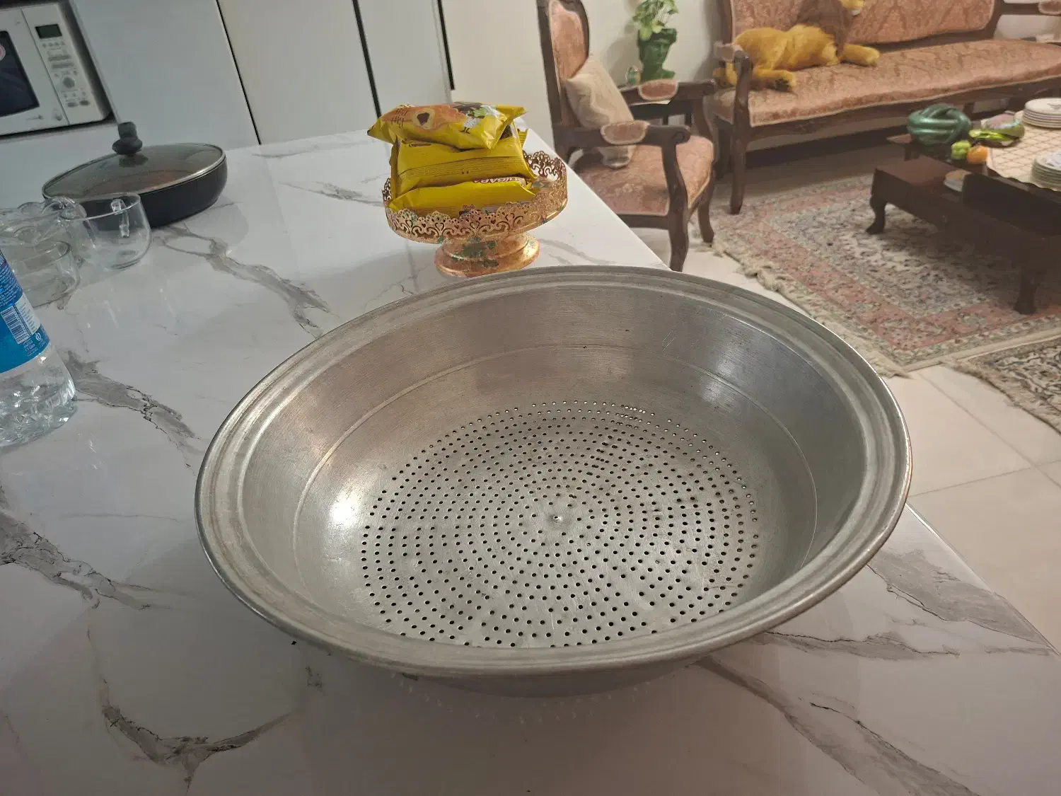 چلوصافی بزرگ از جنس روی.قطر ۴۰|ظروف پختوپز|تهران, شهرک چیتگر|دیوار