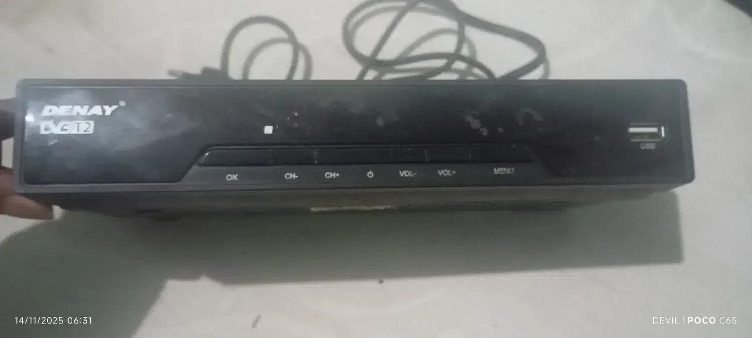 یک دستگاه رسیور شبکه استانی . مارک دنای|صوتی و تصویری|بندر انزلی, بی بی حوریه|دیوار