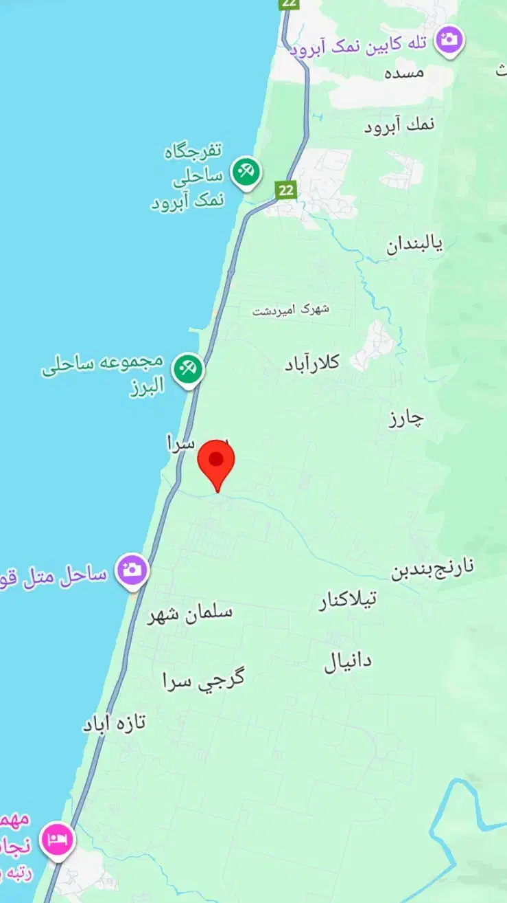 زمین ۵۰۰ متری شمال ( تهاتر با ملک در شیراز )|فروش زمین و ملک کلنگی|کلارآباد, |دیوار