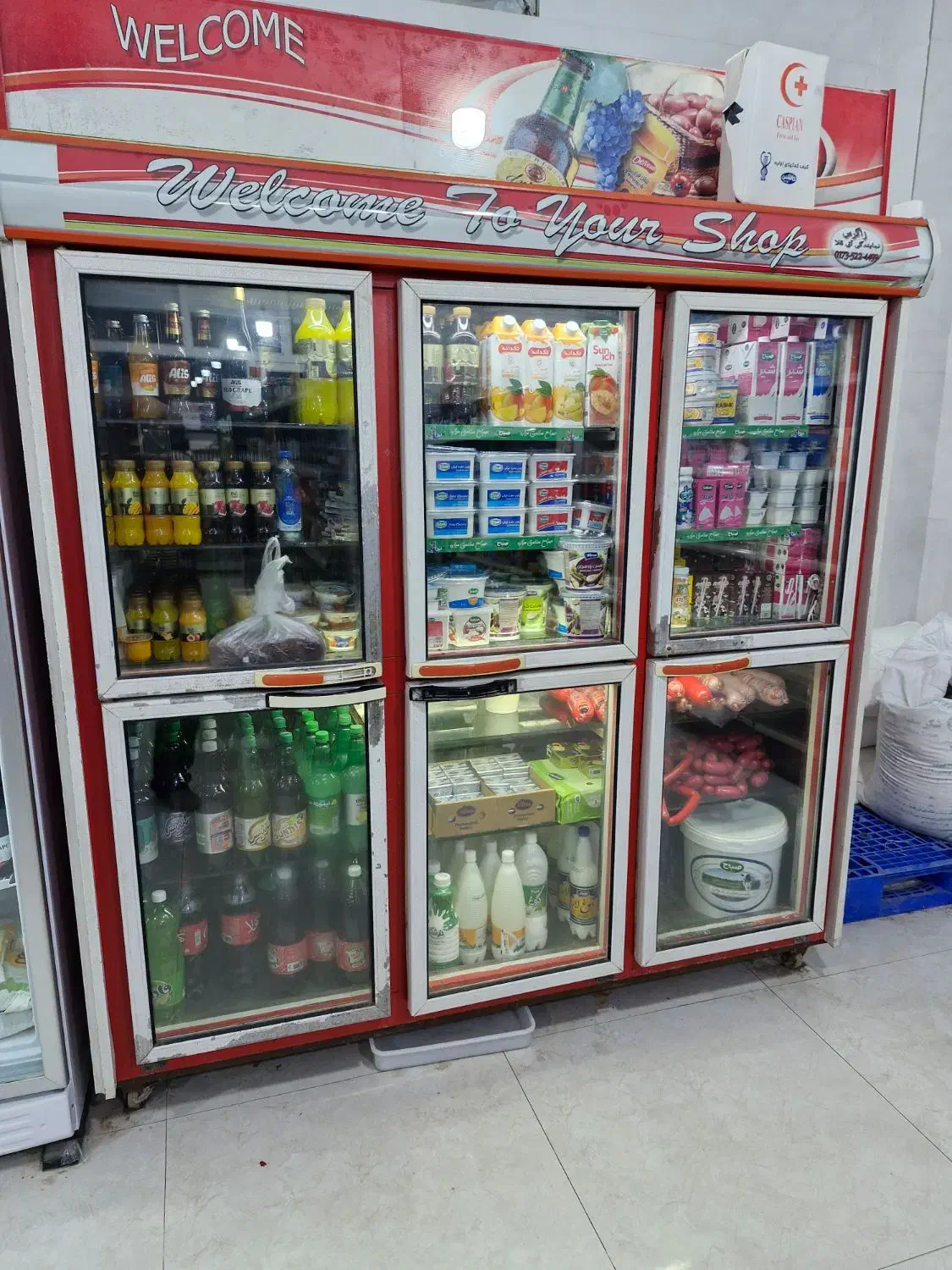 یخچال ایستاده ۶درب|فروشگاه و مغازه|ینقاق, |دیوار