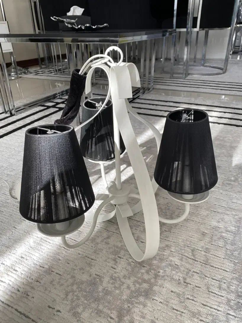 لوستر سه شاخه فلزی|لوستر و چراغ آویز|تهران, سهروردی|دیوار