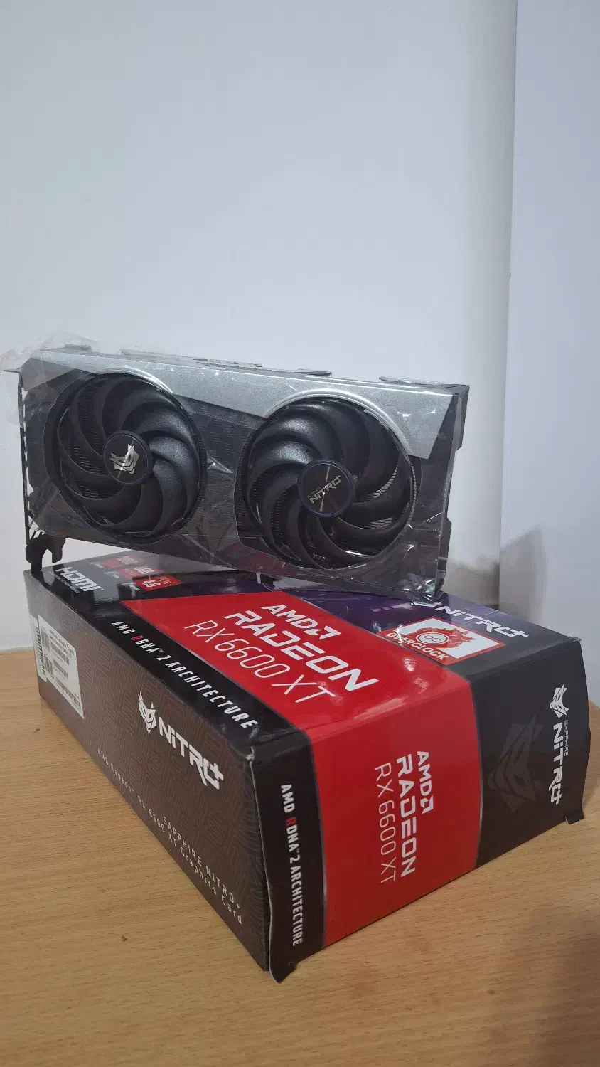 sapphire nitro+ 6600 xt OC خانگی رقیب 3060ti 3070|قطعات و لوازم جانبی رایانه|شیراز, عفیف‌آباد|دیوار