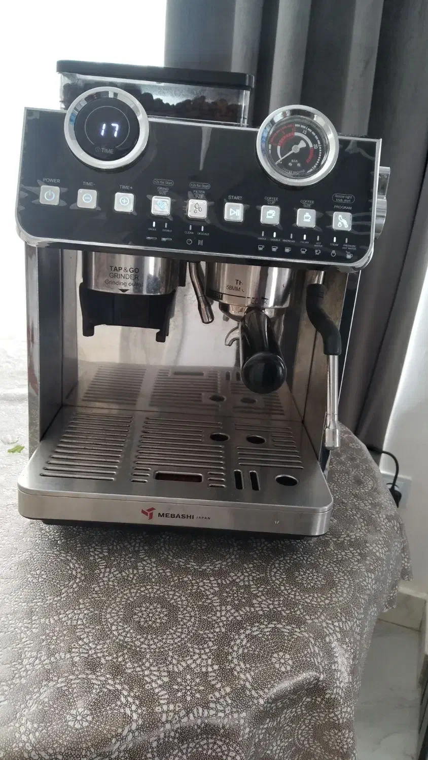 اسپرسوساز نیمه صنعتی آسیاب سرخود مباشی|سماور، چای‌ساز، قهوه‌ساز|قروه, |دیوار