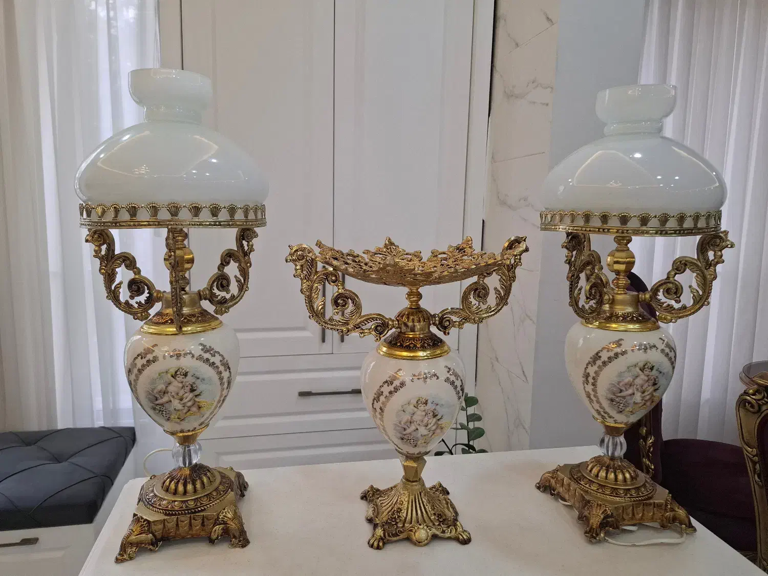 آباژور انتیک|چراغ خواب و آباژور|مشهد, فرهنگ|دیوار