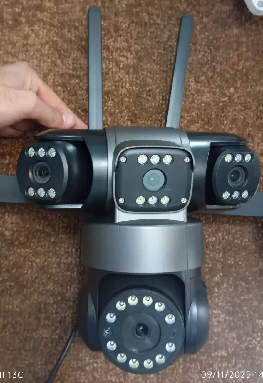 مینی اسپیددام 4لنز دوربین سیم کارتی مداربسته|دوربین مداربسته|مشهد, سعد آباد|دیوار