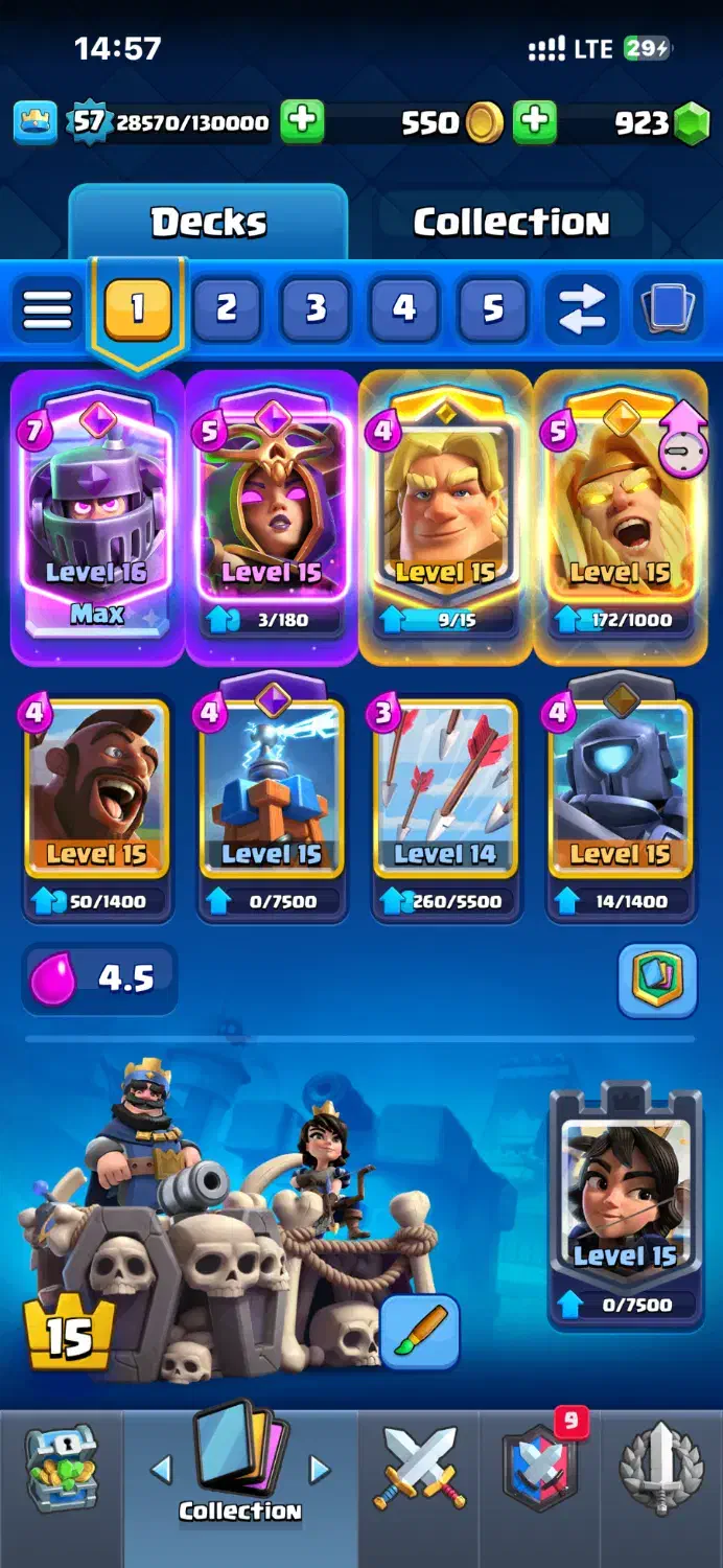 اکانت کلش رویال 15|کنسول، بازی ویدئویی و آنلاین|تهران, کیانشهر|دیوار