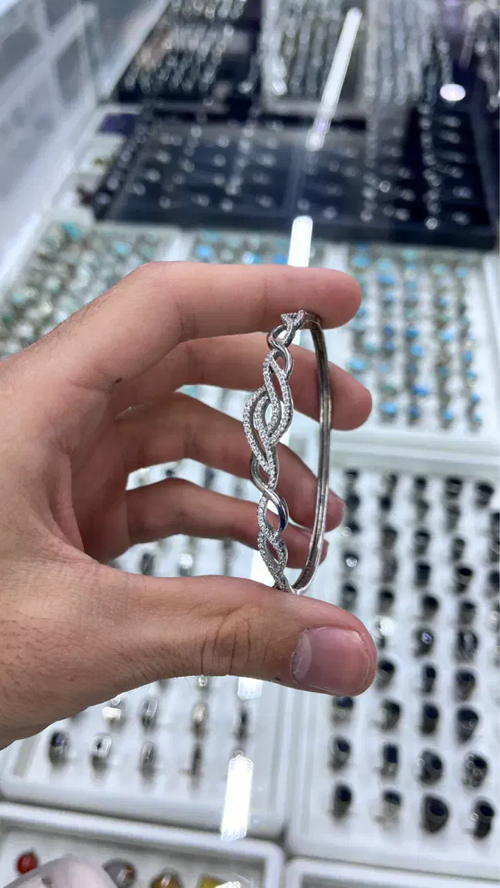 النگو نقره زنانه مدل دستبندی|جواهرات|اصفهان, عسگریه|دیوار