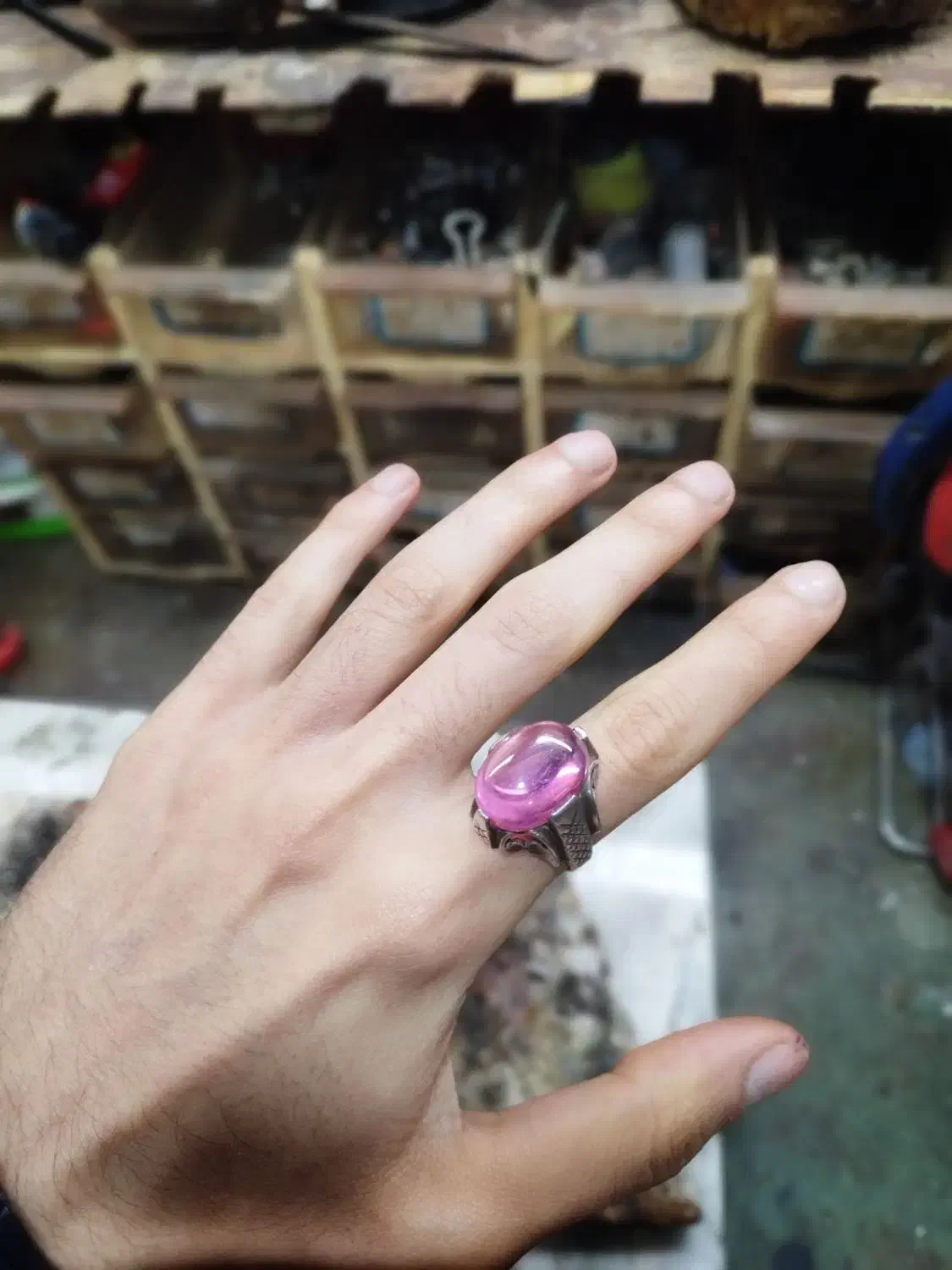 انگشتر نقره سایز ۶۱.۵|زیورآلات و اکسسوری|لنگرود, |دیوار