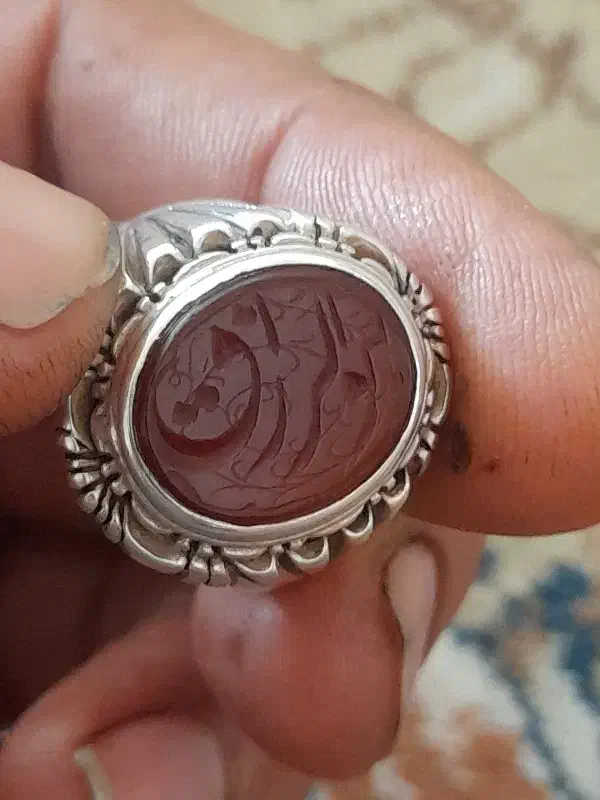 انگشتر خط کهنه یمنی|جواهرات|خرم‌آباد, |دیوار