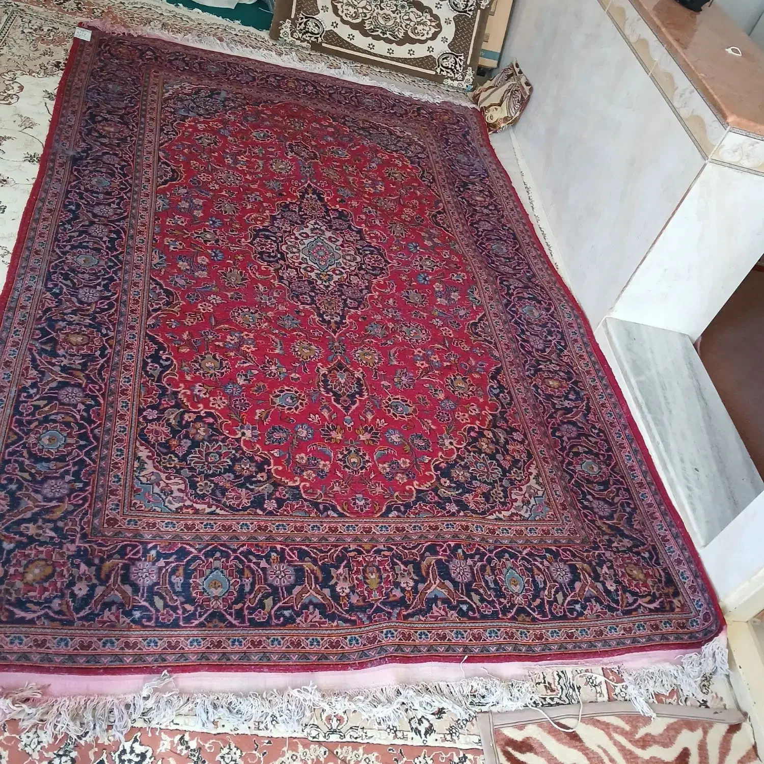 ۲ عدد فرش دست باف|فرش|بجنورد, |دیوار
