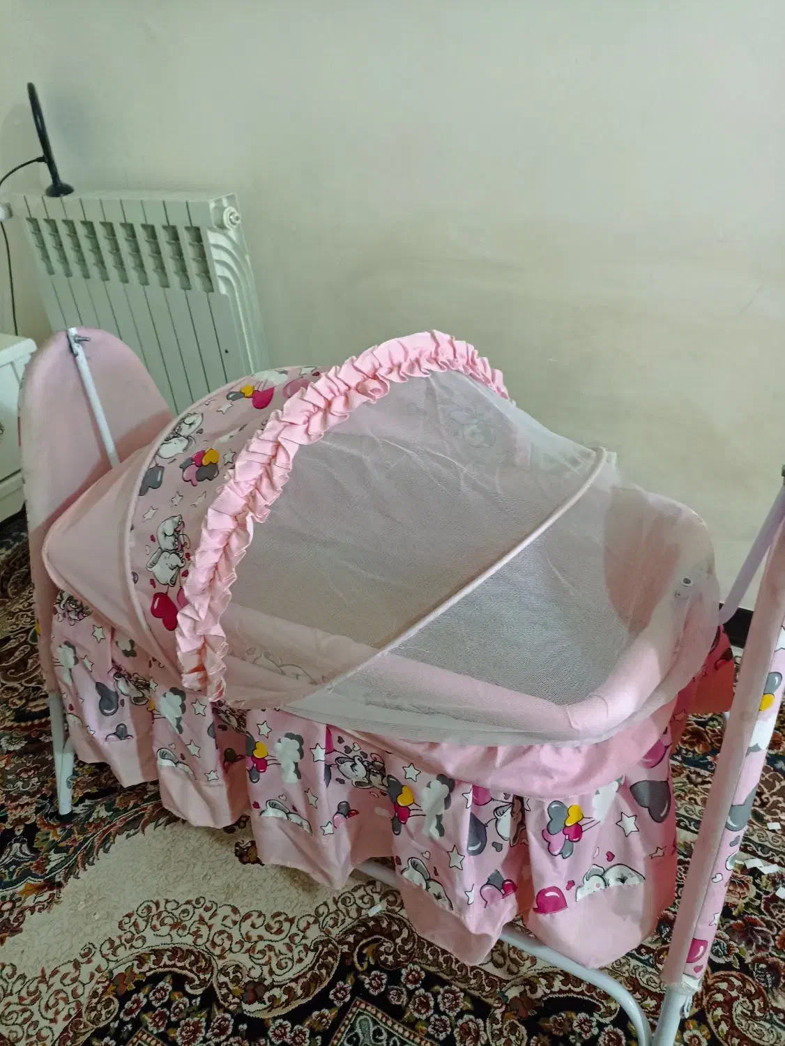 گهواره با پشه بند|تخت و صندلی بچه|پاکدشت, شهرک امام رضا|دیوار