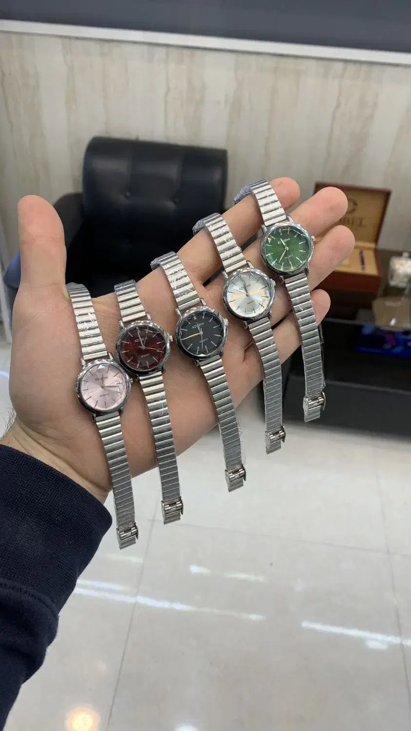 ساعت بند کرکره ای فلزی زنانه مناسب کادو روز زن|ساعت|مشهد, الهیه|دیوار