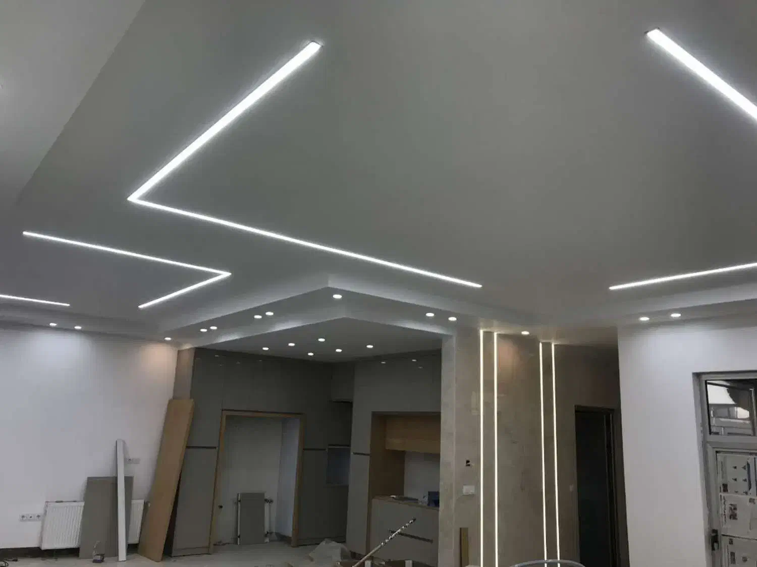 تولید انواع لاین نوری با ضمانت یکسال|لوستر و چراغ آویز|طبس, |دیوار