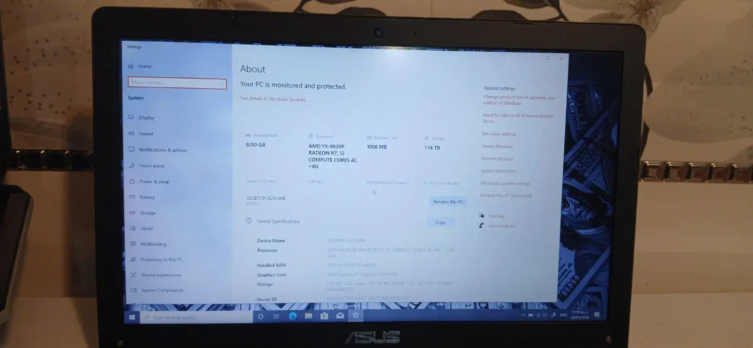 لپ تاپ ایسوس|رایانه همراه|تبریز, |دیوار
