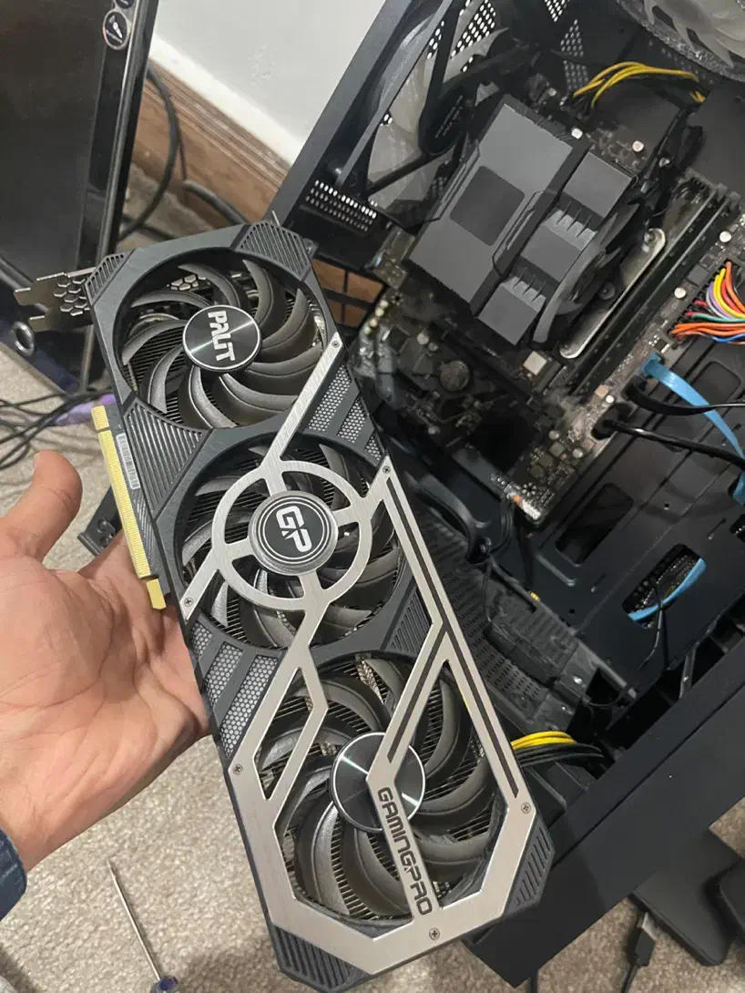 RTX 3070 پالیت|قطعات و لوازم جانبی رایانه|اهواز, کمپلو جنوبی|دیوار